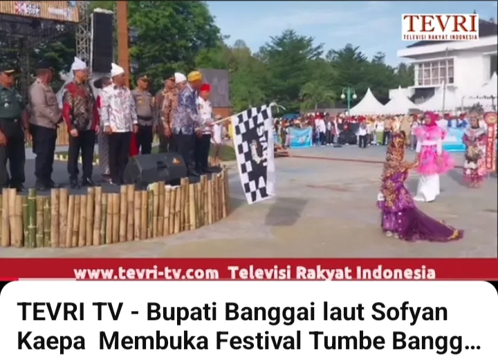 Pembukaan Festival Tumbe Balut 2024 oleh Bupati Banggai Laut