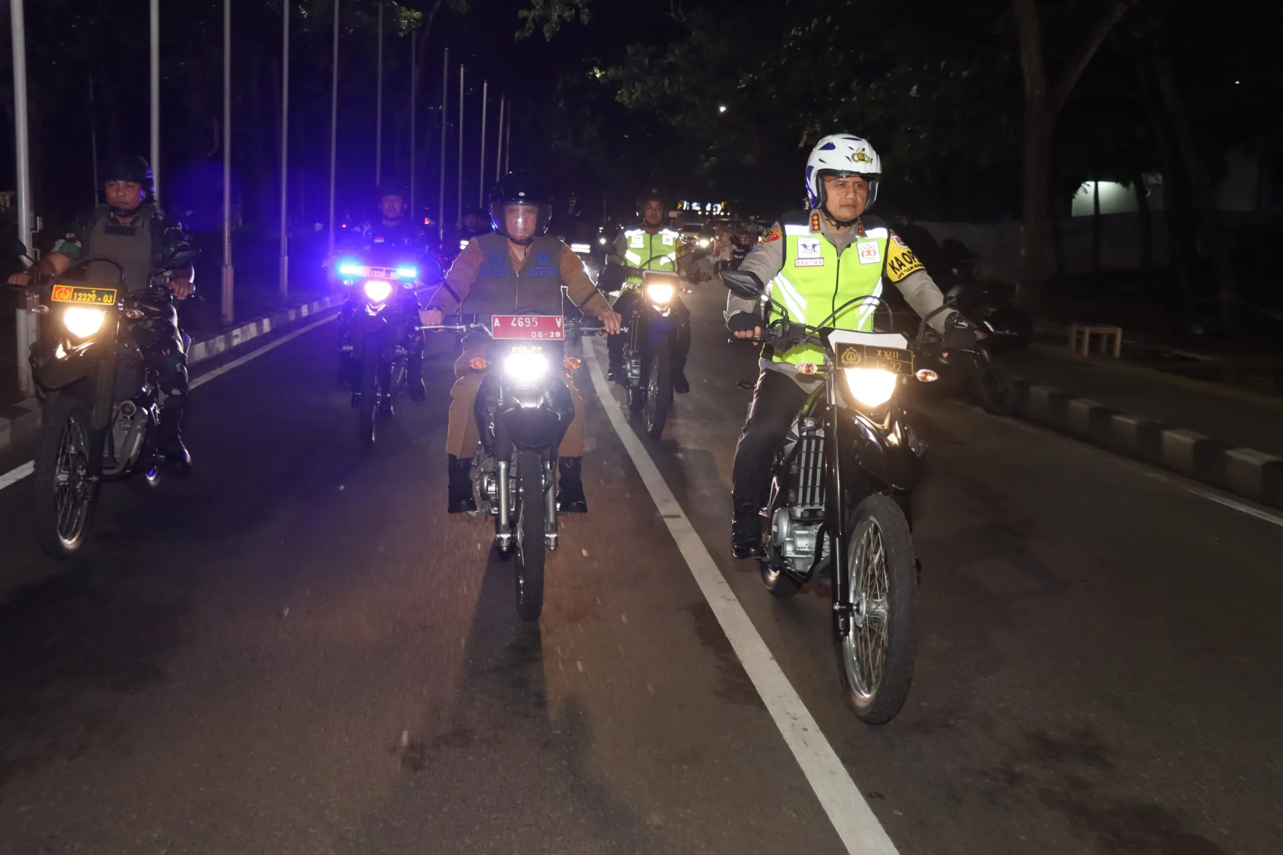 Patroli Gabungan Kapolresta Tangerang Amankan Tahun Baru