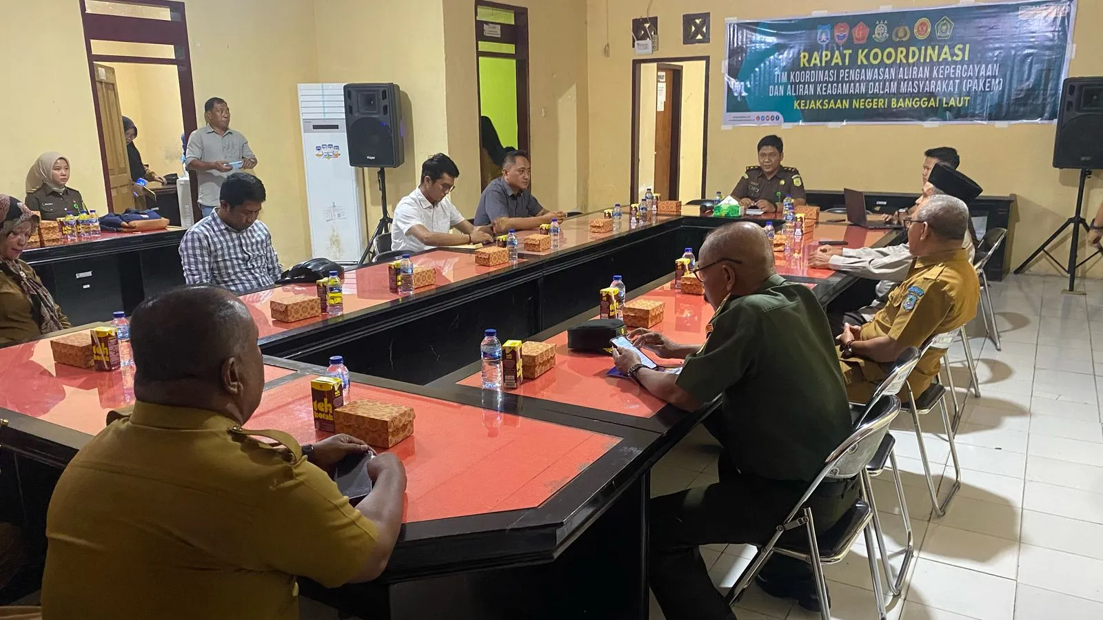 Rapat Koordinasi PAKEM di Banggai Kepulauan: Sinergi untuk Keamanan dan Ketertiban